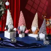 Božićni plišani patuljci, ukrasi za patuljke, ručno rađeni Švedski figurica patuljaka, blagdanski ukrasi za kuću vilenjaka 11,8 inča