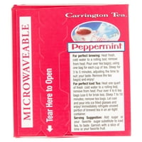 Carrington čaj od peperminta čajne vrećice, brojanje po kutiji ,. oz, od 6