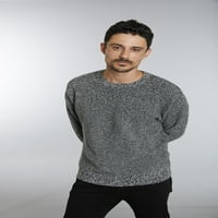 Muški džemper od kašmira, uski pulover s okruglim vratom