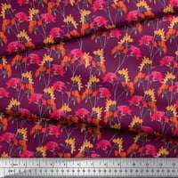 Pamučna tkanina od Baptistea s cvjetnim akvarelom, tkanina za šivanje širine dvorišta