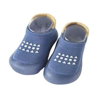 Dječje podne papuče, pletene čarape za gležanj s mekim potplatom, natikače za prvo hodanje, cipele za djevojčice i dječake, plava