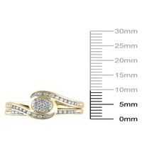 Carat T.W. Zauvijek mladenka Diamond Composite Bridal Set u 10k žutom zlatu, veličina 4