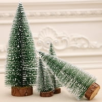 Božićni ukras od drveta realističnog izgleda, stilovi otporni na blijeđenje, visoka imitacija umjetnog mini božićnog drvca, Proizvodi