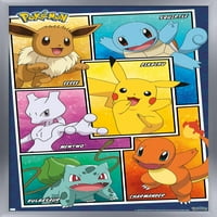 Zidni poster s kolažom grupe Pokemon, 14.725 22.375
