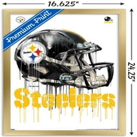 Zidni poster Pittsburgh Steelers-kaciga za kapanje, 14.725 22.375