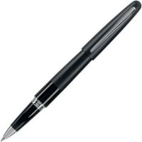 Gel olovka za višekratnu upotrebu-crna tinta na bazi gela-metalni mesing, crno kućište - svaka
