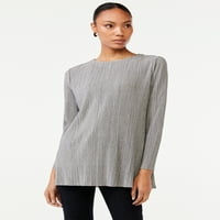 Scoop Women's Cronkle pleteni tunik vrh