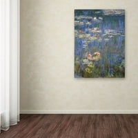 Vodeni ljiljani iv 1840.- Canvas Art by Claude Monet