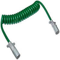 Ožičenje za prikolicu za prikolicu, kabel za Kalem, 12', zeleni, vanjski, 1 8, 2 10, mjerač