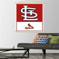St. Louis Cardinals - Poster zida logotipa s magnetskim okvirom, 22.375 34