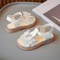 Sandale s printom leptira za djevojčice, 3-inčne sandale od leptira od rhinestona, cvjetna zabava, princeza, dječje Ležerne cipele,