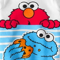 Sesame Street novorođenčet za dječake kolačiće Monster & Elmo Cotton tijesna pidžama, set