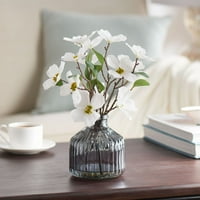 Bolje domove i vrtovi Fau White Dogwood Cvjetne grane vaze, bijela boja