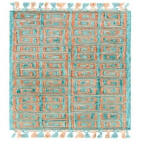 Ručno rađeni tepih u boji hrđe 9469 inča