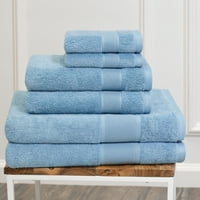 Set ručnika za kupanje nasljedstvo imanja Avoca u nebesko plavoj boji