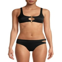 Ženski kornjač prsten Peek-a-Boo Bikini Top kupaći kostim