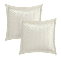 4-dijelni set plisiranih pokrivača za poplune, 4-dijelni, Bež