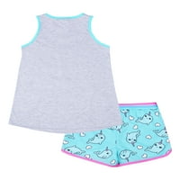 Jellifish Kids Girls s 2 komada pidžama postavljene veličine 4-16