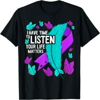 Majica s vrpcom za svijest o mentalnom zdravlju i prevenciju samoubojstava