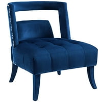 Set od 2 baršunaste fotelje, u plavoj boji