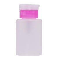 ; 120ml ružičasti Push prazan dozator za uklanjanje laka za nokte alkohol prozirna boca salonski Pribor