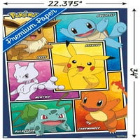 Poster za zidni kolaž grupe Pokemon, 22.375 34