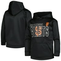 Mladi crni San Francisco Giants pulover hoodie