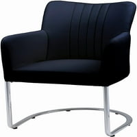 Stolica za stolice-noge od umjetne kože i nehrđajućeg čelika - 35,5 h