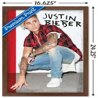 Justin Bieber-flanel plakat na zidu, 14.725 22.375