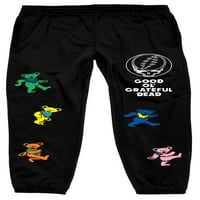 Zahvalni Dead Dancing Bears Men's & Big Men's Sleep Jogger hlače