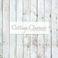 Cottage Classics toplo ognjište bež, bijela, višebojna pruga za tuširanje, 72 72