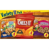 Keebler Chips Deluxe, Cheez-It, i Fudge Stripes Variety Snack Pack, 16. oz., Broj