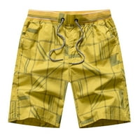 Muške kratke hlače za plažu udobne s džepovima s patentnim zatvaračem i gumbima, tiskane, kratke hlače za dječake, Novi Dolazak