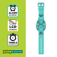Playzoom Kids Smartwatch Učenje zabavnih igara LCD Sport Watch Birthday Poklon za djecu