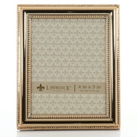 Klasični zlatni okvir za fotografije s dvostrukim perlama