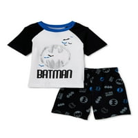 Batman Baby Boy & Toddler Boy Majica i ispis kratke hlače set, 2-komad, 12m-4T