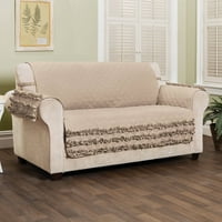 Inovativna tekstilna rješenja 1-komad Claremont namotani kauč na kauč, prirodni