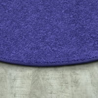 Ovalni tepih od 6' 9' u Kraljevsko plavoj boji