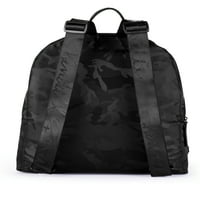 Veliki maskirni ruksak, Crni-98% Poliester