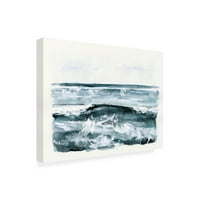 Victoria Barnes 'Choppy Surf II' platno umjetnost