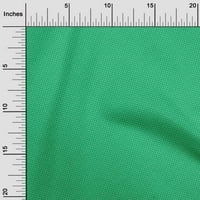 Jednobojna pamučna Poplin Keper tkanina u zelenoj boji s točkicama za obrt Ukrasna Tkanina s otiskom širine dvorišta