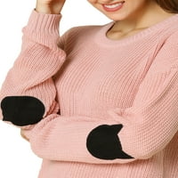 Jedinstvene ponude ispuštaju lakat lakat mačje patch džempere pulover skakači