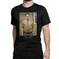 Ured Dwight False Men and Big Men's Grafička majica