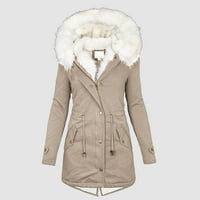 zimski kaputi za žene, ženski zimski kaput Plus size, jakna s reverom s dugim rukavima, Vintage izolirani kaput, gornja odjeća s