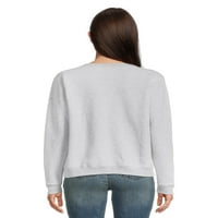 Ženski pulover od flisa s okruglim vratom u veličinama od 2 inča