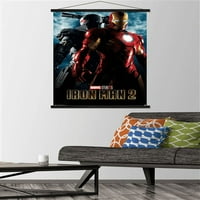 Kinematografski svemir - Iron Man - plakat na jednom listu s drvenim magnetskim okvirom, 22.37534