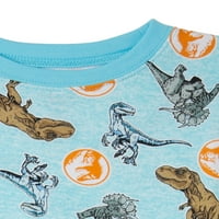 4 komada pamučna pidžama za dječake iz Jurassic Parka