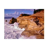 Dennis Frates 'Cliffs 3' Canvas Art