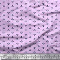Pamučna tkanina od batista u točkicama u obliku točkica u svijetloplavoj boji za majice s printom širine dvorišta
