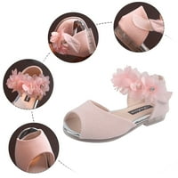 Cipele za djevojčice s niskim potpeticama od rhinestona vjenčanica s cvjetnim uzorkom pumpe princezine cipele za malu djecu Veličina